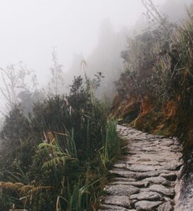 trail, path, mountains
